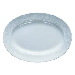 RÖRSTRAND Swedish Grace Ovalt Serveringsfat 32cm Is/Grå