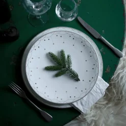 WIK & WALSØE Wik & Walsøe Julemorgen Girlander Tallerken 28cm 2pk