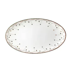 WIK & WALSØE Wik & Walsøe Julemorgen Girlander Oval Asjett 20cm