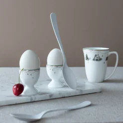 WIK & WALSØE Wik & Walsøe Julemorgen Girlander Eggeglass 2pk