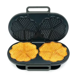 WILFA Joy Vaffeljern Dobbel WM5DB-200 Matt Sort 1500W